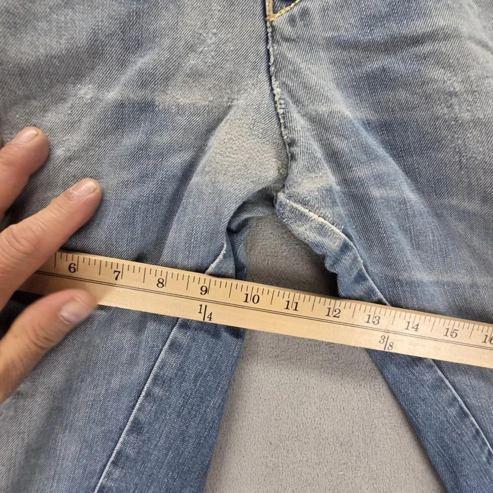 Vintage Levis Engineered Jeans Mens 32x32 Blue Twisted Flap Pockets Medium Wash